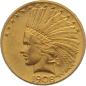 Preview: USA 10 Dollar Indian Head Goldmünze aus 900er Gold